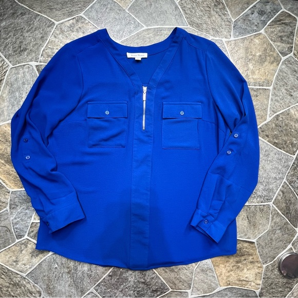 Studio Works Convertible Sleeve Blouse - Picture 5 of 14